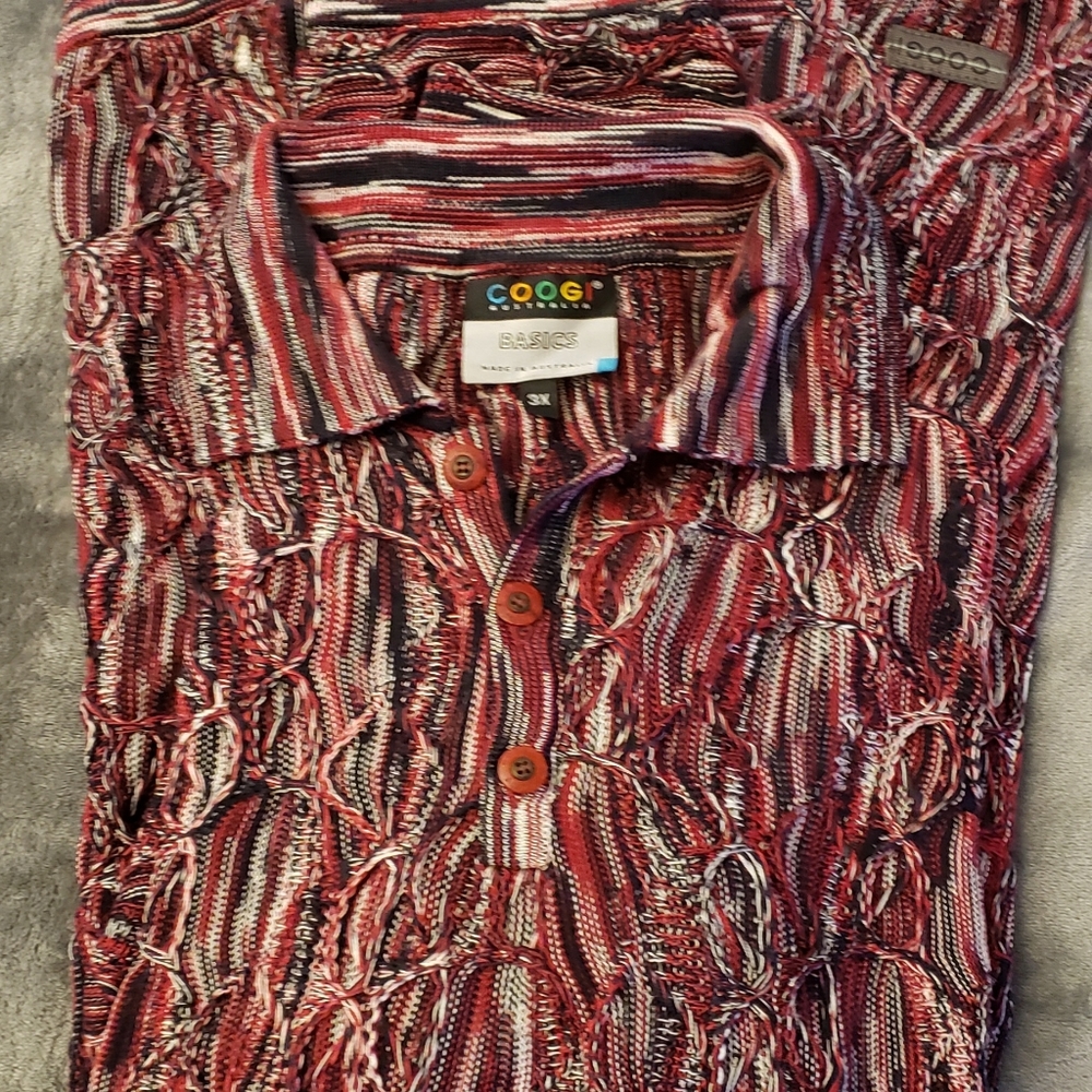 Used Mens 3X 90's Coogi Sweater